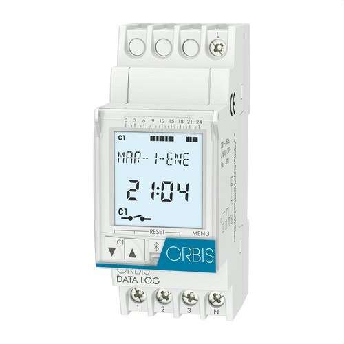 Interrupteur horaire numérique DATA LOG 230V avec la référence OB174012 de la marque ORBIS