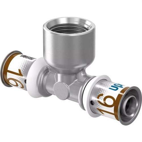 Uponor S-Press PLUS té femelle 16-RP1/2"FT-16 avec la référence 1070595 de la marque UPONOR