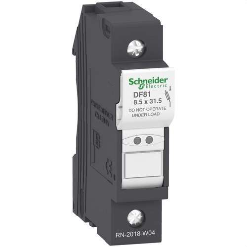 Porte-fusible sans voyant 1P 25A fusible 8,5X31,5 avec la référence DF81 de la marque SCHNEIDER ELECTRIC