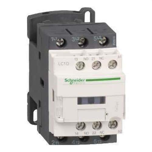 Contacteur 38A 1 NO/1 NC 230V 50-60HZ avec la référence LC1D38P7 de la marque SCHNEIDER ELECTRIC