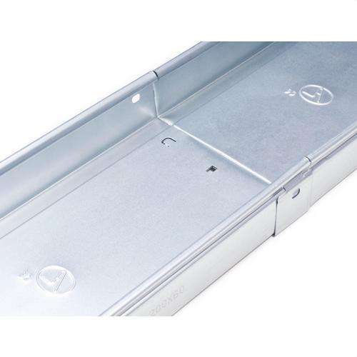 Plaque aveugle métallique 200x60mm avec la référence CMCS620 de la marque AISCAN