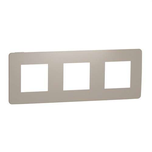 3-Element Mink Frame New Unica Studio with reference NU280626 from the brand SCHNEIDER ELECTRIC