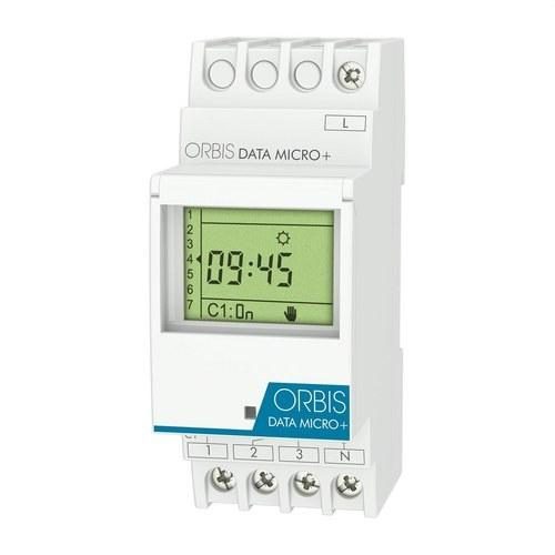 Interrupteur horaire digital modulaire Orbis Micro+ 12V avec la référence OB172072N de la marque ORBIS