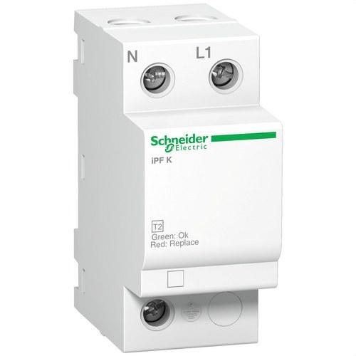 Limiteur de surtensions transitoires Acti9 IPF20 20KA 340V 1P+N avec la référence A9L15692 de la marque SCHNEIDER ELECTRIC