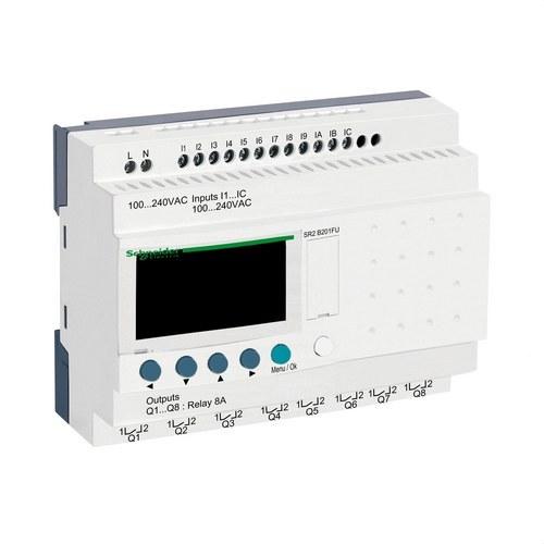 Relais programmable ZELIO 100-240V E/S 20 AVEC ÉCRAN avec la référence SR2B201FU de la marque SCHNEIDER ELECTRIC