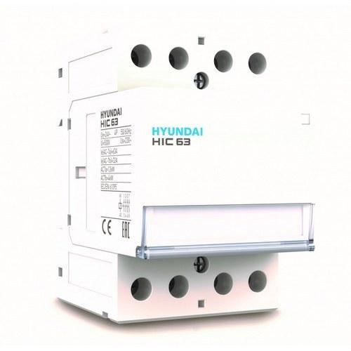 Contacteur modulaire HIC 25A 2F+0OF 230V avec la référence HIC25-20NSX230 de la marque HYUNDAI