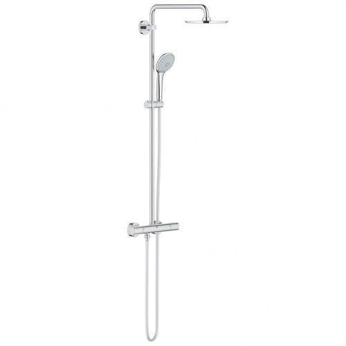 Ensemble de douche thermostatique Euphoria System 210 chrome avec la référence 27964000 de la marque GROHE