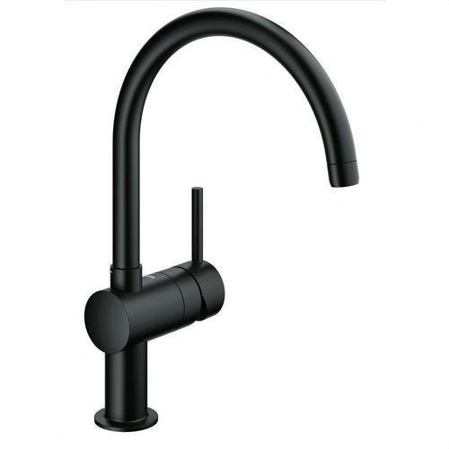 Robinet de cuisine monocommande 1/2" Minta noir avec la référence 32917KS0 de la marque GROHE