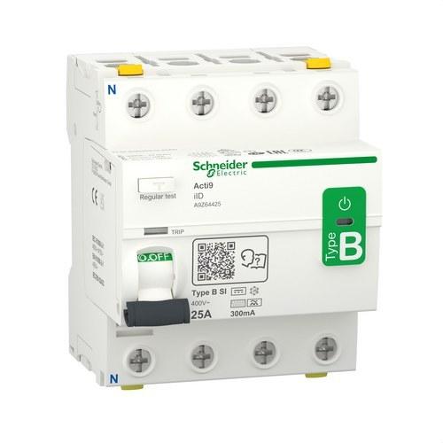 Différentiel LID 4P 25A 300mA Classe B SI avec la référence A9Z64425 de la marque SCHNEIDER ELECTRIC