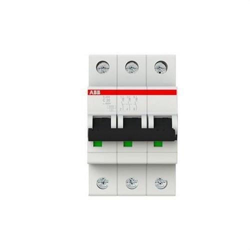 Disjoncteur magnétothermique S203-C20 3P 20A Courbe C 10kA avec la référence 2CDS253001R0204 de la marque ABB