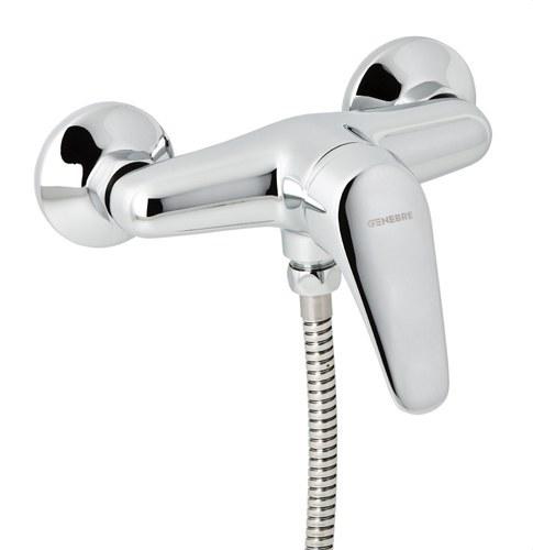 Mitigeur de douche monocommande GE2 chrome avec la référence 60110 22 45 66 de la marque GENEBRE