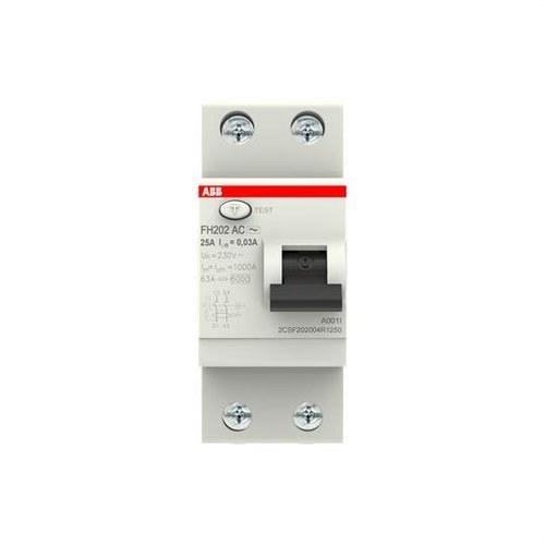 Différentiel 2P 25A Classe AC 30mA avec la référence 2CSF202004R1250 de la marque ABB