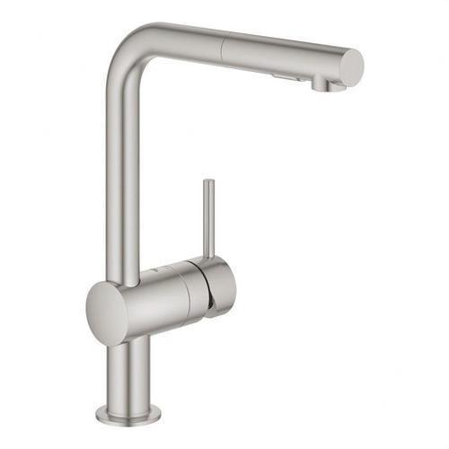 Robinet de cuisine monocommande Minta 1/2" supersteel avec la référence 30274DC0 de la marque GROHE