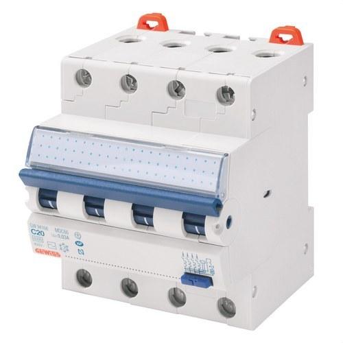 Disjoncteur différentiel compact MCD 4P 16A Classe A 4 modules avec la référence GW94167 de la marque GEWISS