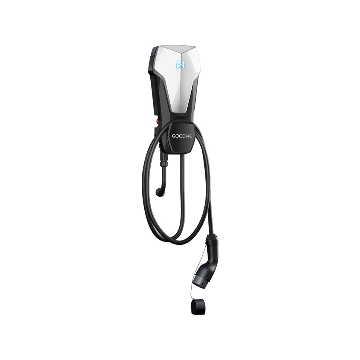 Chargeur de voiture électrique monophasé/triphasé GW22K-HCA avec tuyau de 6 mètres avec la référence GW22K-HCA de la marque GOODWE