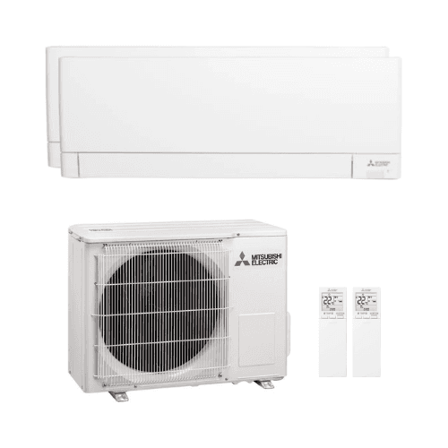 Climatiseur 2 en 1 avec wifi et filtre PlasmaQuad+ Mitsubishi 3,5 kW 12000 BTU