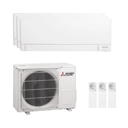 Climatiseur 3-en-1 avec wifi et filtre PlasmaQuad+ Mitsubishi 3,5 kW 12000 BTU