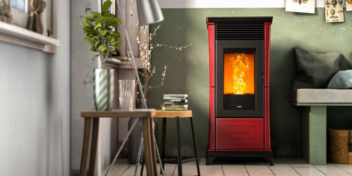 Pellet stove installation