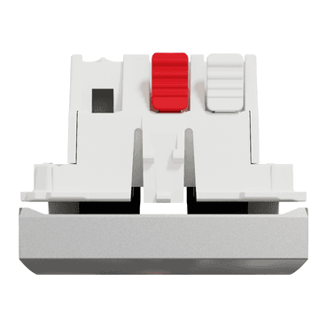 Interrupteur 2 modules aluminium New Unica Studio avec la référence NU320130 de la marque SCHNEIDER ELECTRIC