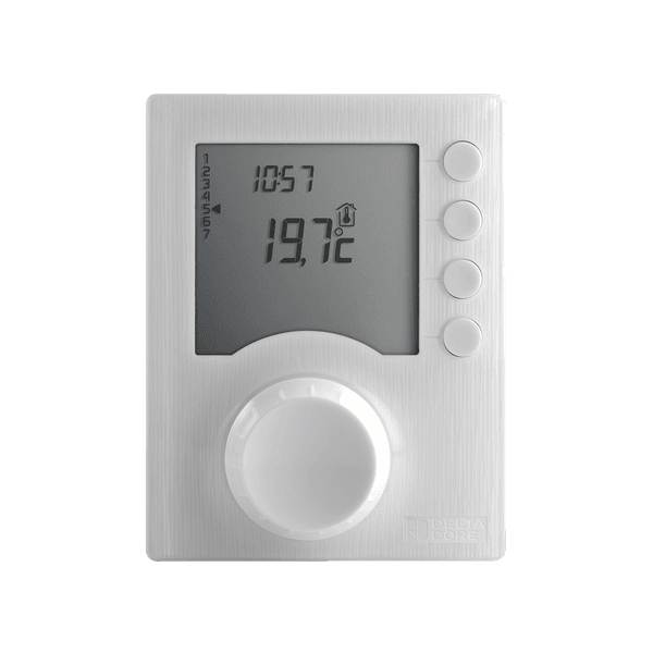 Thermostat d'ambiance sans fil Delta Dore Tybox 137+ avec la référence 6053073 de la marque DELTA DORE