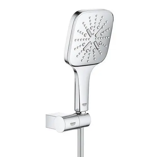 Ensemble de douche avec support Grohe Rainshower SmartActive 130 Cube avec la référence 26588000 de la marque GROHE