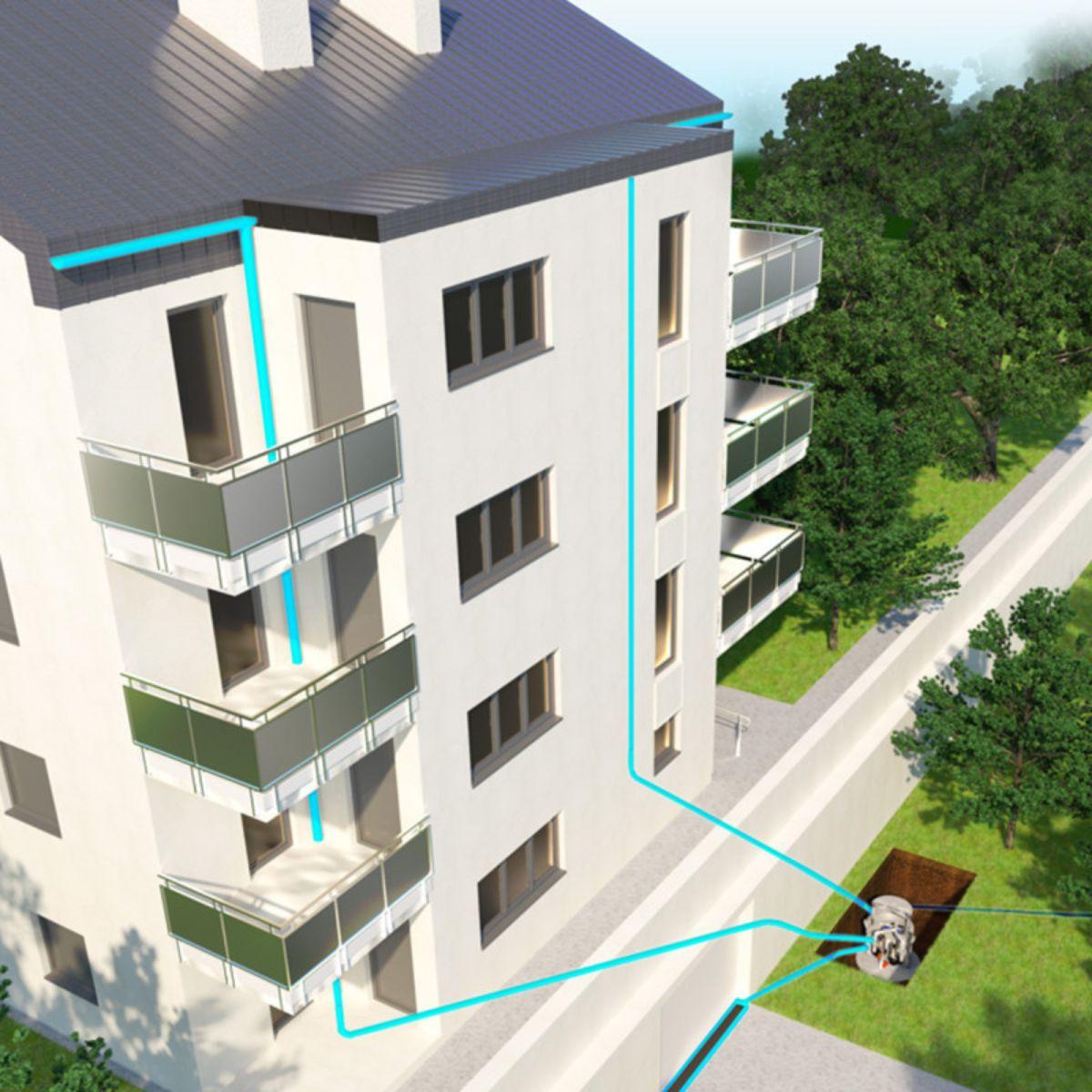 Station de pompage SFA SANIFOS 610 2 SLD 700 S avec la référence 009FOS610BM2B de la marque SFA SANITRIT