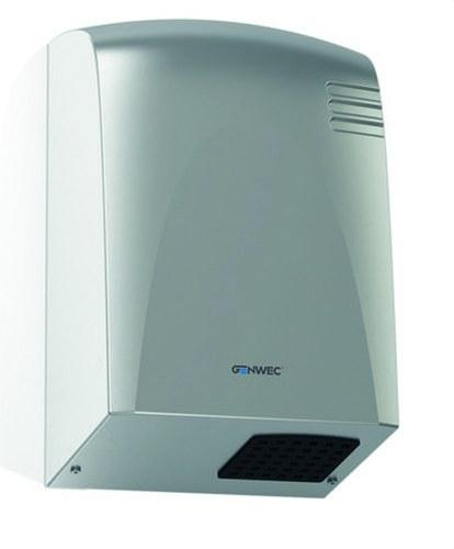Sèche-mains avec capteur électronique Wecflow en acier inoxydable satiné avec la référence GW01 14 04 01 de la marque GENWEC