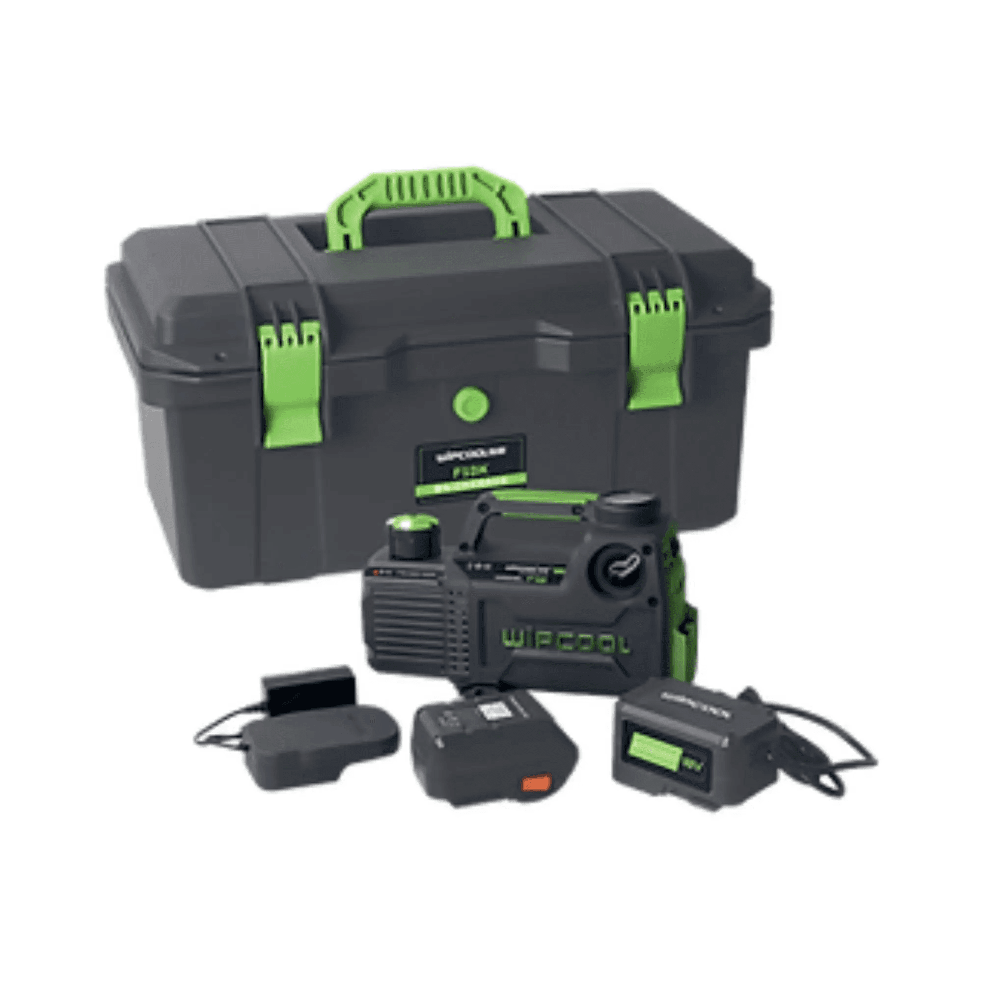 Kit Pompe à vide à double alimentation 142 L/min + mallette et chargeur avec la référence 5012-4142 de la marque ZIMAKLIMA