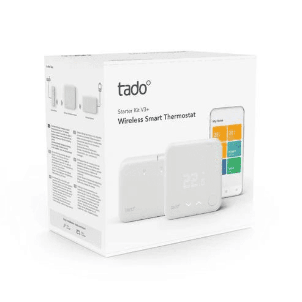 Kit de démarrage thermostat intelligent sans fil TADOº V3+ avec WiFi et application avec la référence ST KIT W V3 + de la marque TADOº