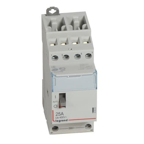 Contacteur 25A 4NO 230V avec la référence 412551 de la marque LEGRAND