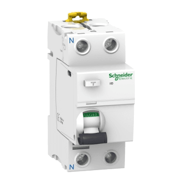 Disjoncteur différentiel iID 2P 40A 300mA A avec la référence A9R24240 de la marque SCHNEIDER ELECTRIC