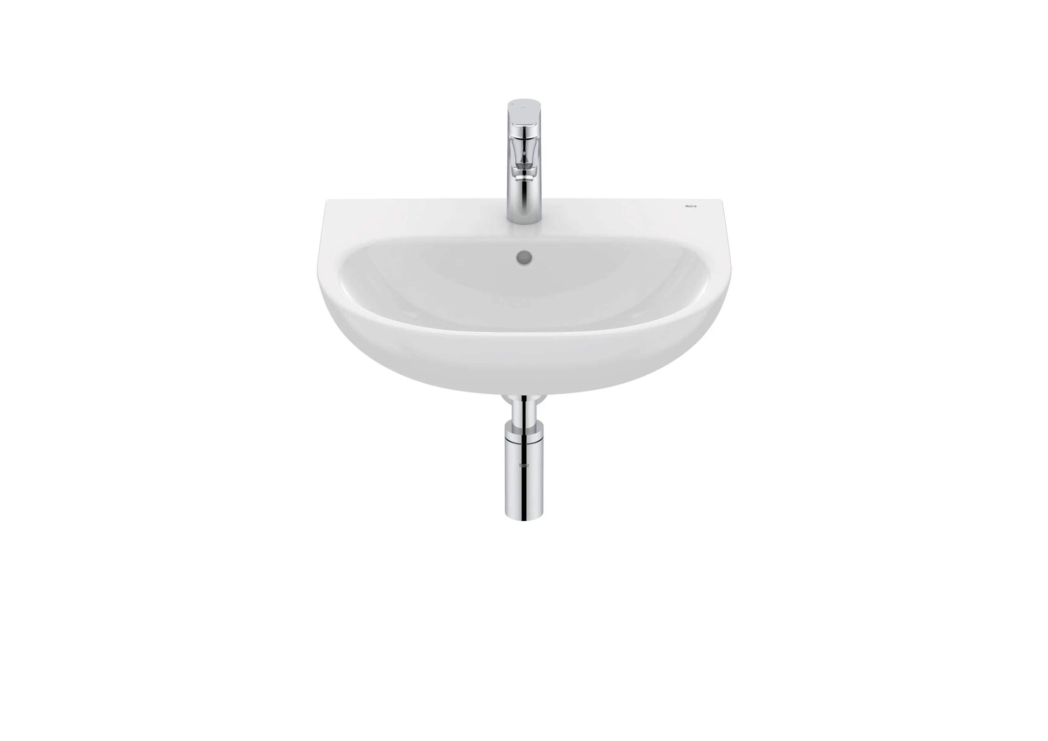 Roca Victoria 520x425mm Wall-Mounted Porcelain Basin with Fixings with reference A325V03000 from the brand ROCA