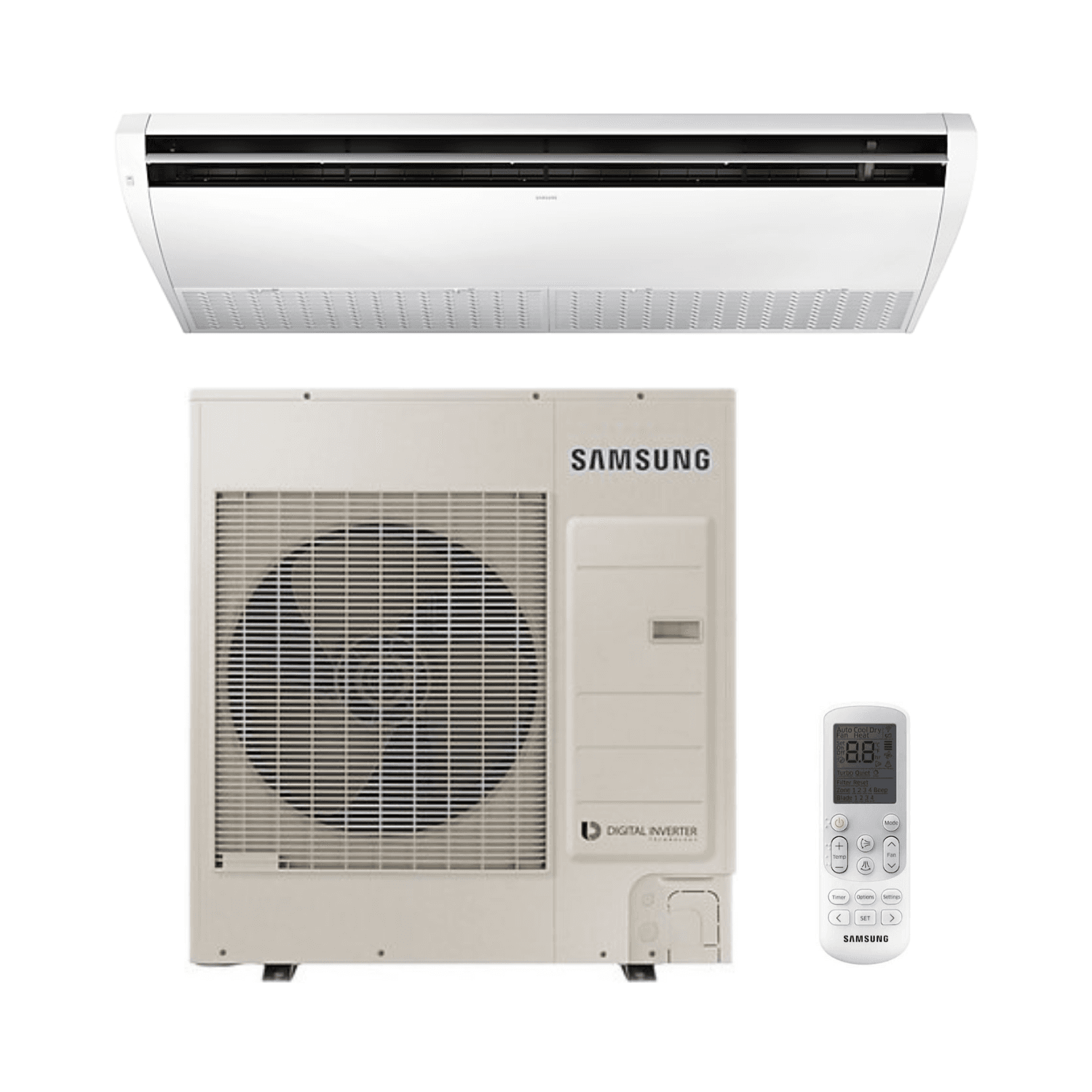 Climatiseur de plafond Samsung 12 kW 41000 BTU avec la référence F-CEILMF120R de la marque SAMSUNG