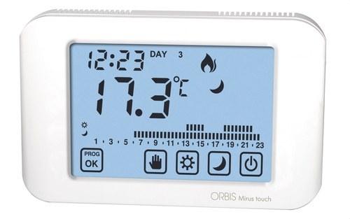 Orbis MIRUS TOUCH Wireless Thermostat with Touchscreen with reference OB325300 from the brand ORBIS