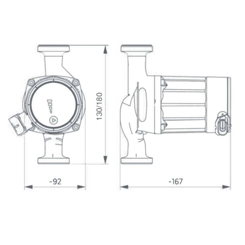 Ebara EGO W1 25/60-130 Circulating Pump with reference 1576000360 from the brand EBARA