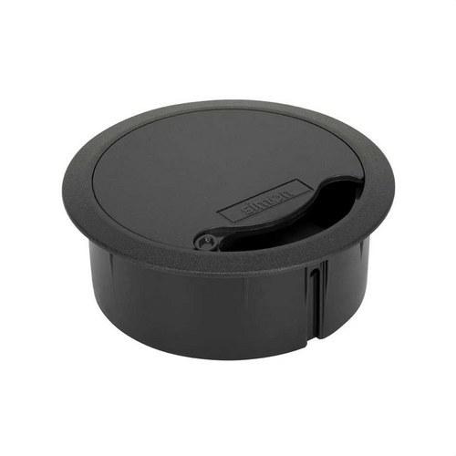 Sortie de câbles pour installation sur plancher technique ou mobilier graphite Simon 500 Cima avec la référence 52055000-038 de la marque SIMON