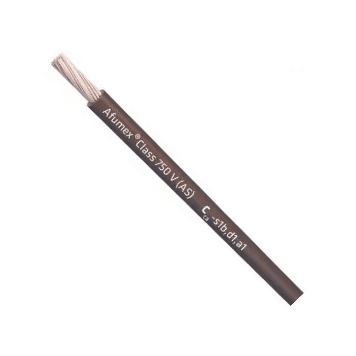 Câble Afumex H07Z1-K AS 750 1x1.5mm2 marron - Boîte de 200 mètres avec la référence 20193979 de la marque PRYSMIAN