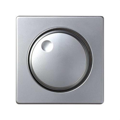 Plaque pour les mécanismes électroniques rotatifs aluminium Simon 82 avec la référence 82054-33 de la marque SIMON