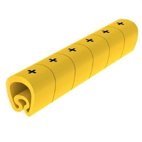 Marqueurs prédécoupés jaunes Ø5 en PVC plastifié avec la référence 1811 de la marque UNEX