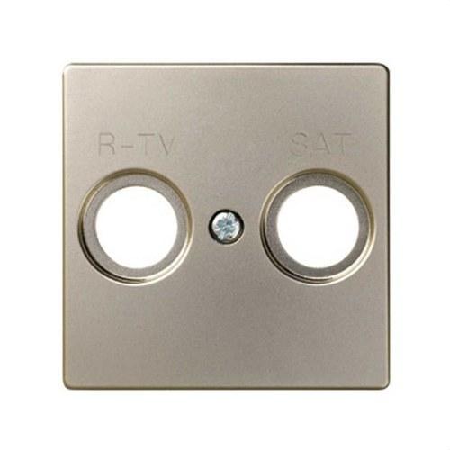 Plaque pour prises inductives de R-TV+SAT cava Simon 82 avec la référence 82097-34 de la marque SIMON