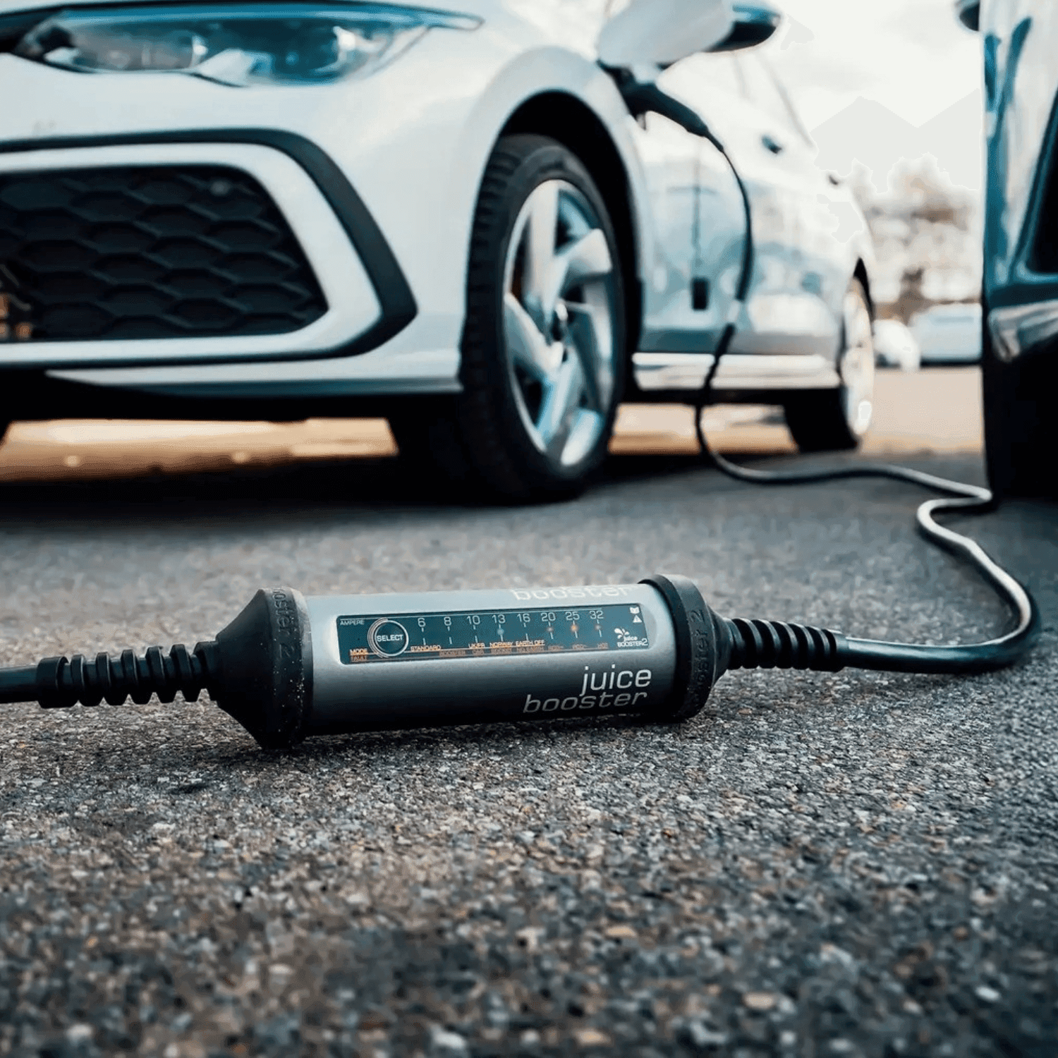 Chargeur portable pour voiture électrique Juice Booster 2 Basic Set avec la référence EL-JB2E2 de la marque JUICE
