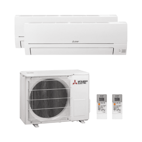 Climatiseur 2x1 avec wifi Mitsubishi MXZ HR 2,5 kW + 3,5 kW avec la référence MXZ-HR2-253550 de la marque MITSUBISHI