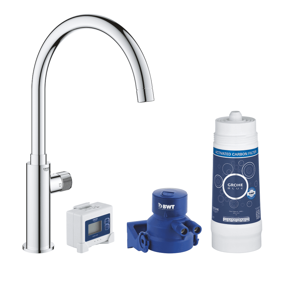Kit de démarrage - Mitigeur de cuisine Grohe Blue avec la référence 30387000 de la marque GROHE