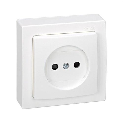 Prise bipolaire monobloc Simon 73 Loft avec la référence 73431-50 de la marque SIMON