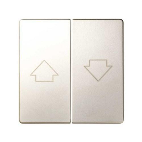 Double touche pour mécanisme de volets avec verrouillage de sécurité cava Simon 82 avec la référence 82028-34 de la marque SIMON