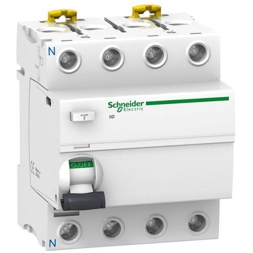 Disjoncteur différentiel Acti9 iID 4P 40A 30mA A-SI avec la référence A9R61440 de la marque SCHNEIDER ELECTRIC