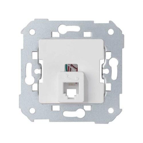 Prise téléphonique avec 4 contacts RJ11 blanc Simon 75 avec la référence 75480-30 de la marque SIMON