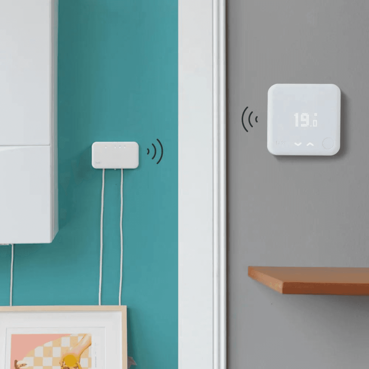 Kit de démarrage thermostat intelligent sans fil TADOº V3+ avec WiFi et application avec la référence ST KIT W V3 + de la marque TADOº