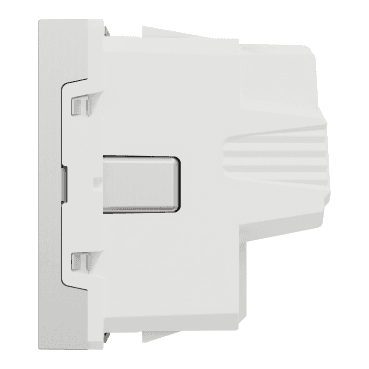 Prise de courant schuko aluminium New Unica Studio avec la référence NU303730 de la marque SCHNEIDER ELECTRIC