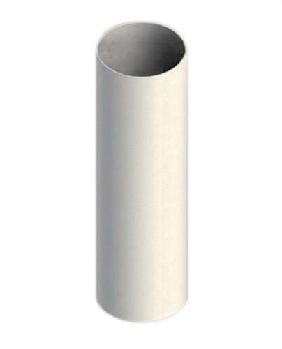 Tuyau de cheminée diamètre 80mm de 1000mm mâle-mâle en aluminium blanc avec la référence 8-1000MMP1 de la marque FIG